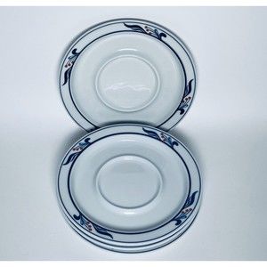 Set of 4 Dansk International Designs Bistro Maribo Saucers Small Plates Vintage